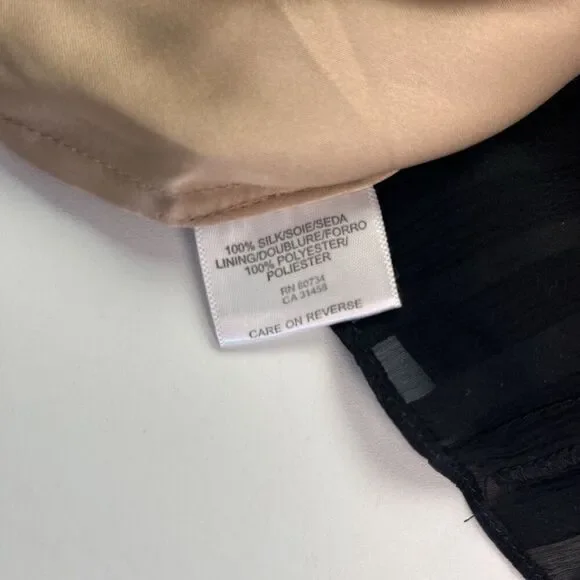 BCBGMaxazria Y2K Silk Maxi Dress size 6P Babydoll Evening Gown Fairy Whimsigoth - Picture 11 of 12